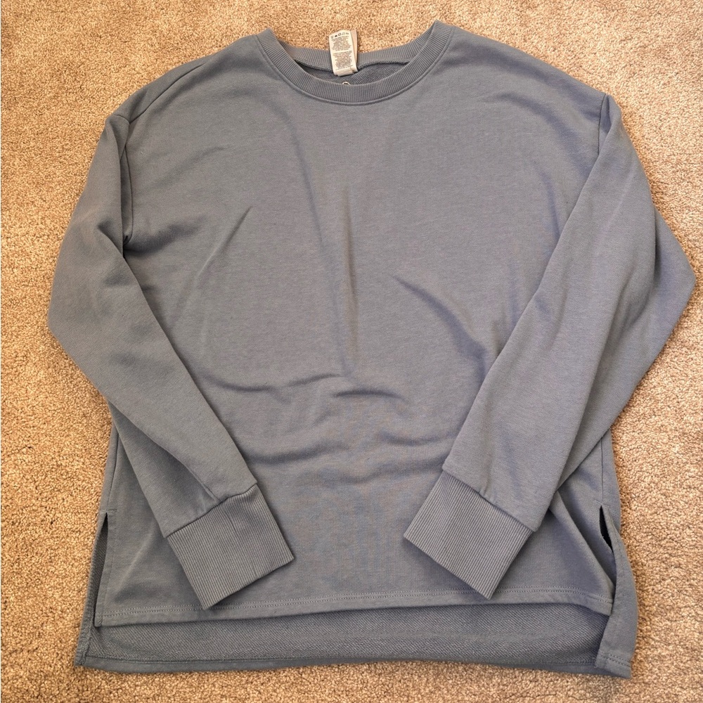 Light Blue Crewneck Top